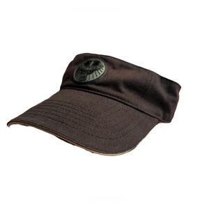 3/$15🦌Vintage Jagermeister Sun Visor Black Y2K Stag Deer Logo Hat Adjustable 🥛